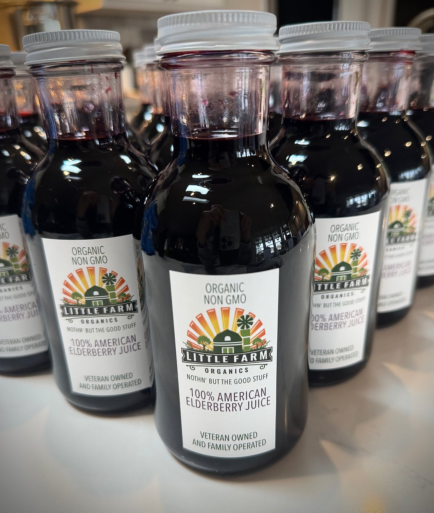 100% PURE Elderberry Juice 12 oz. - NOTHING ADDED