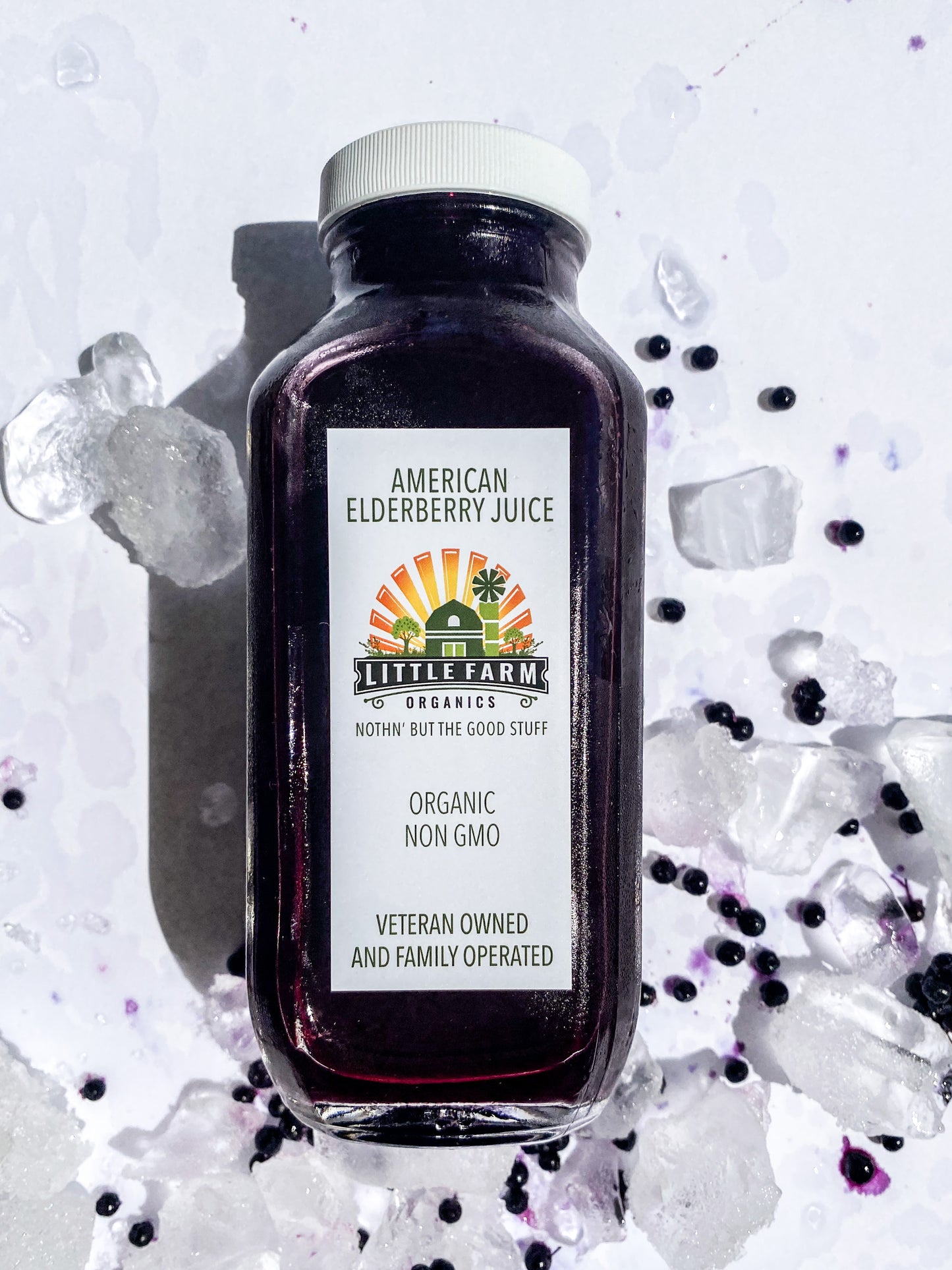 Elderberry Juice with Honey & Spices 16 oz.