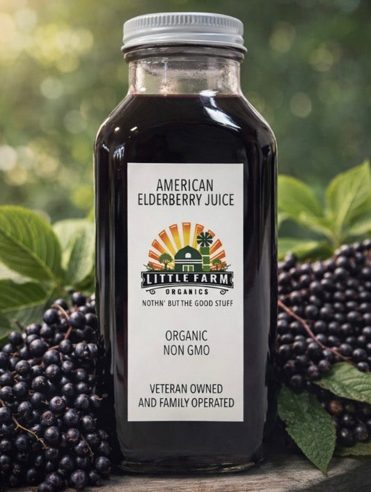 Elderberry Juice with Honey & Spices 16 oz.