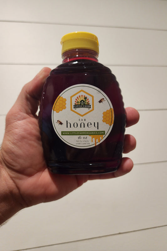 Elderberry Infused Raw Honey