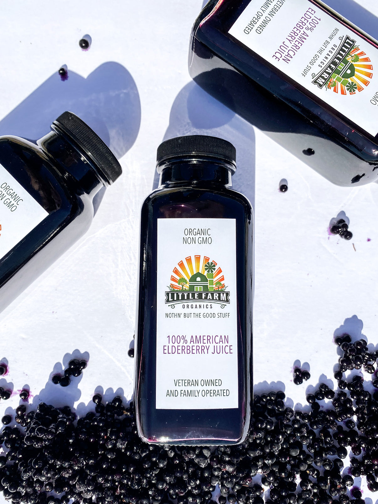 100 PURE Elderberry Juice 12 oz. NOTHING ADDED